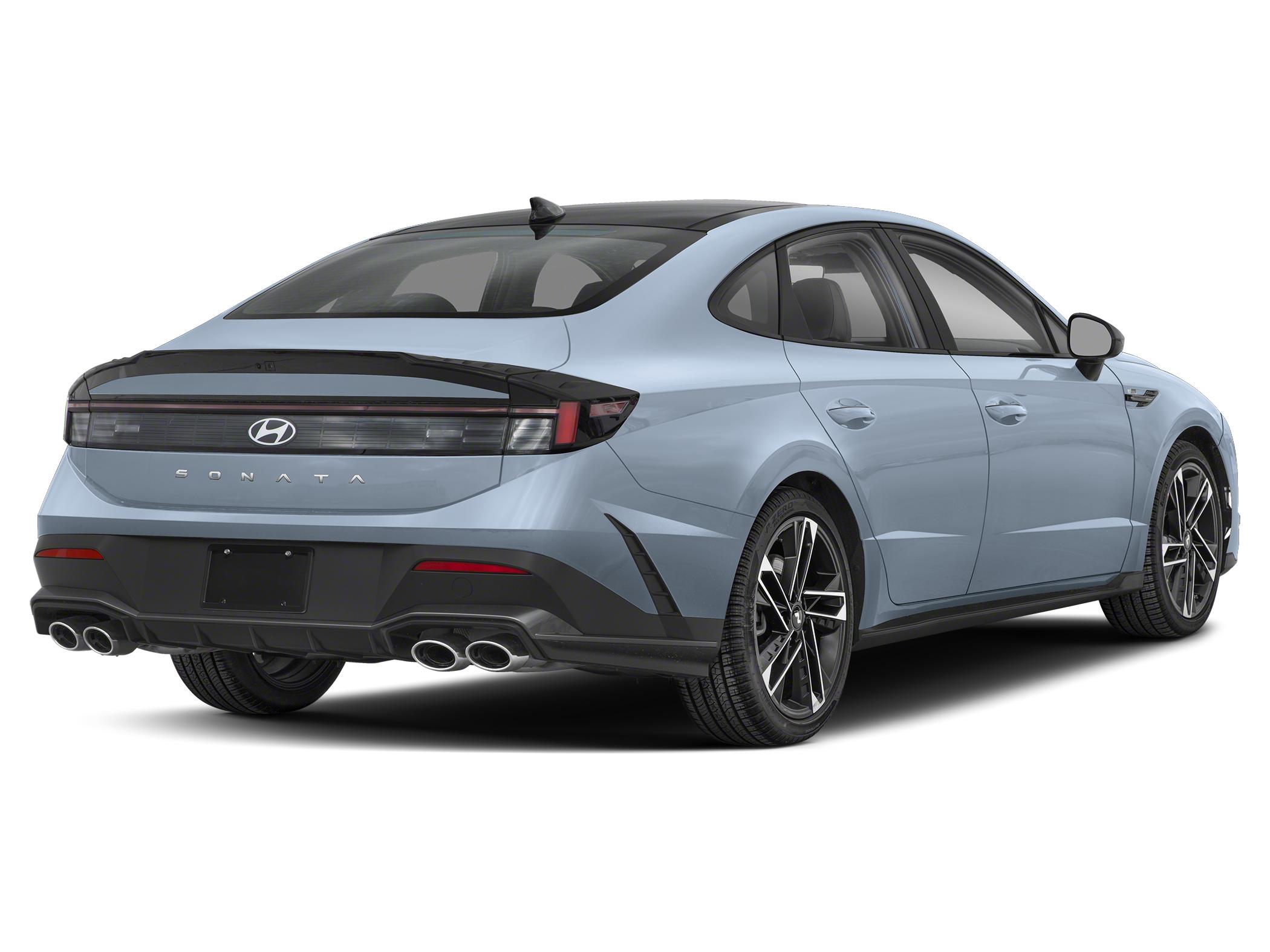 2026 Hyundai Sonata N Line — rear three-quarter view