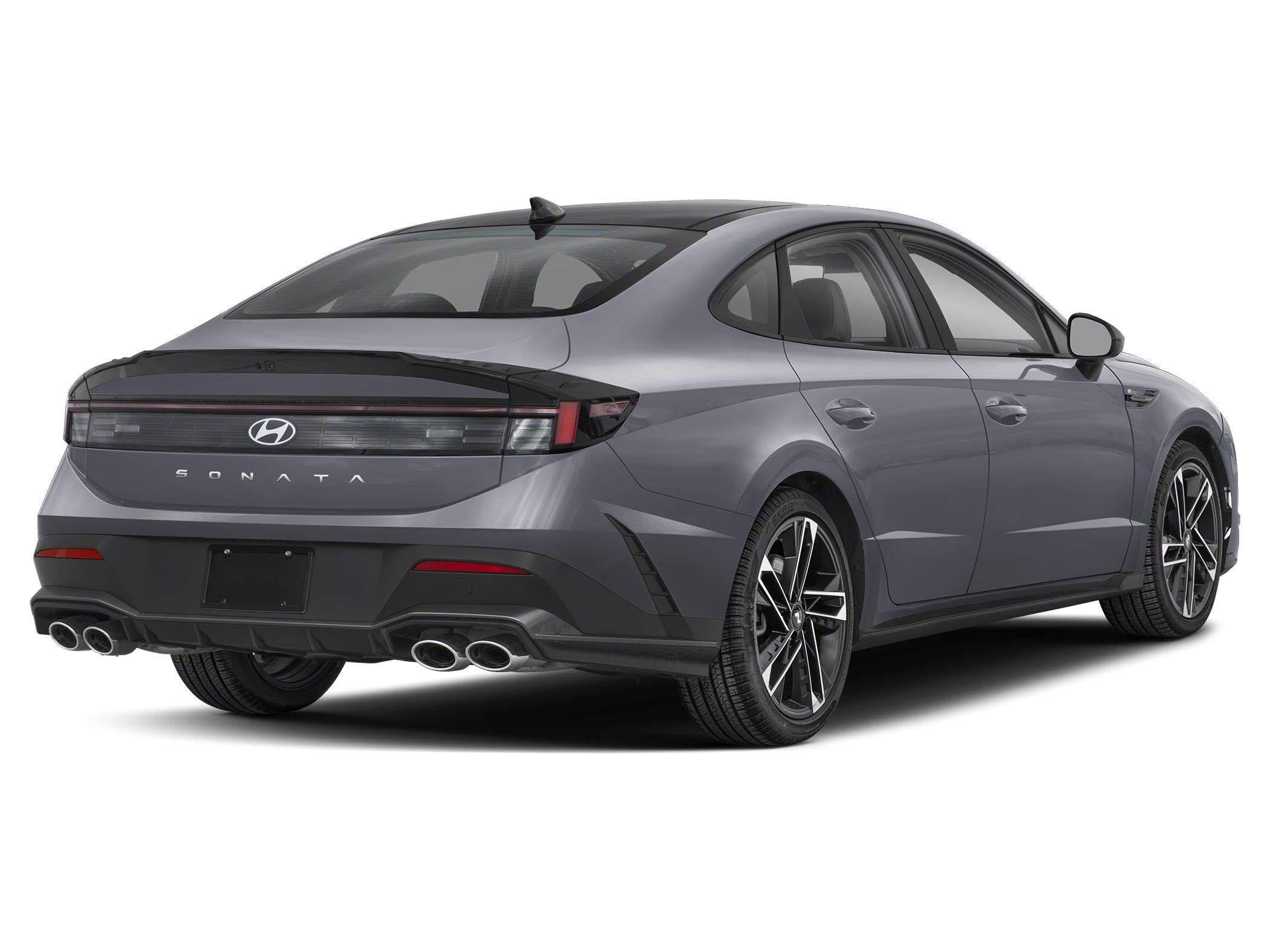 2026 Hyundai Sonata N Line — rear three-quarter view