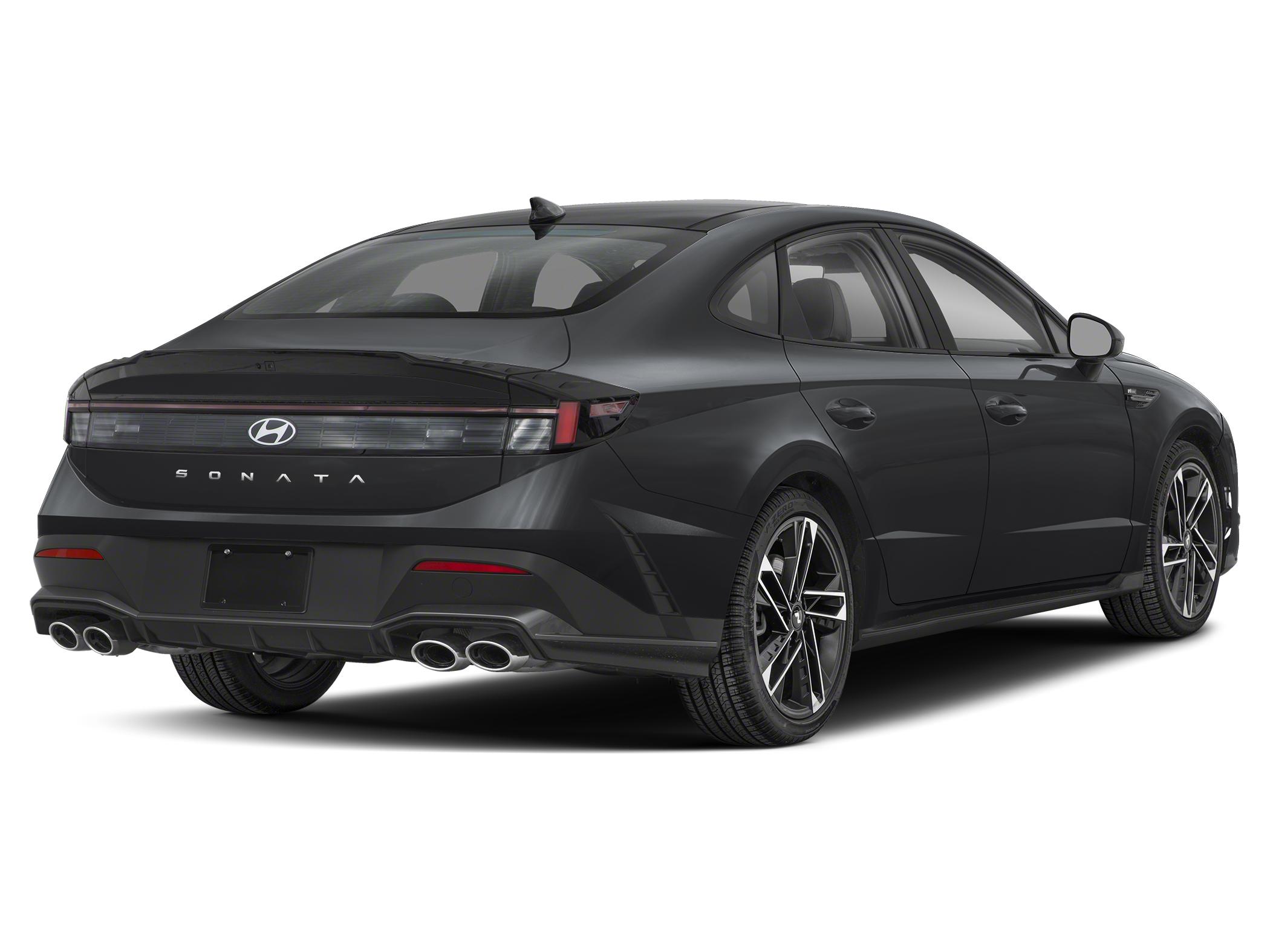 2026 Hyundai Sonata N Line — rear three-quarter view