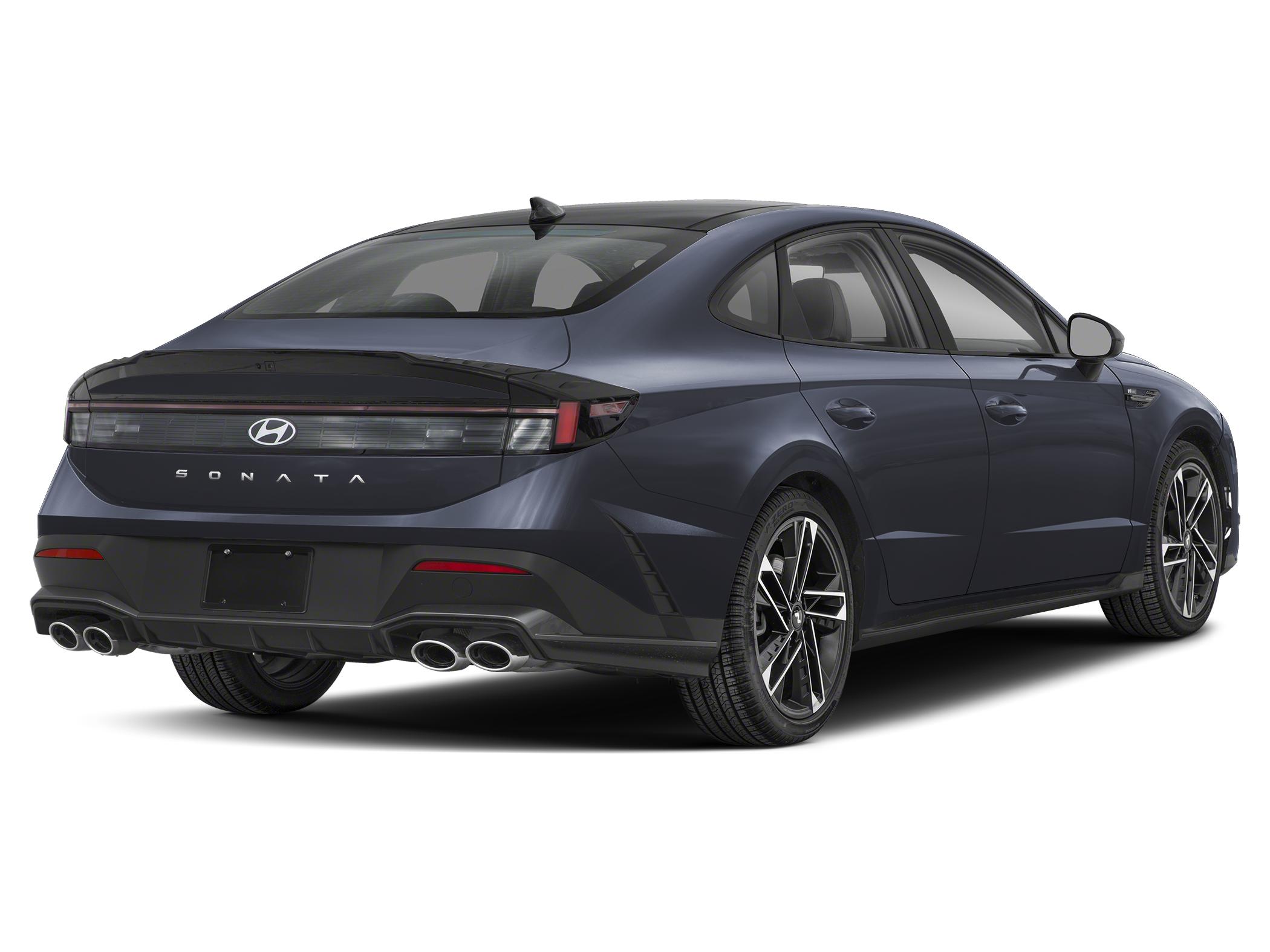 2026 Hyundai Sonata N Line — rear three-quarter view