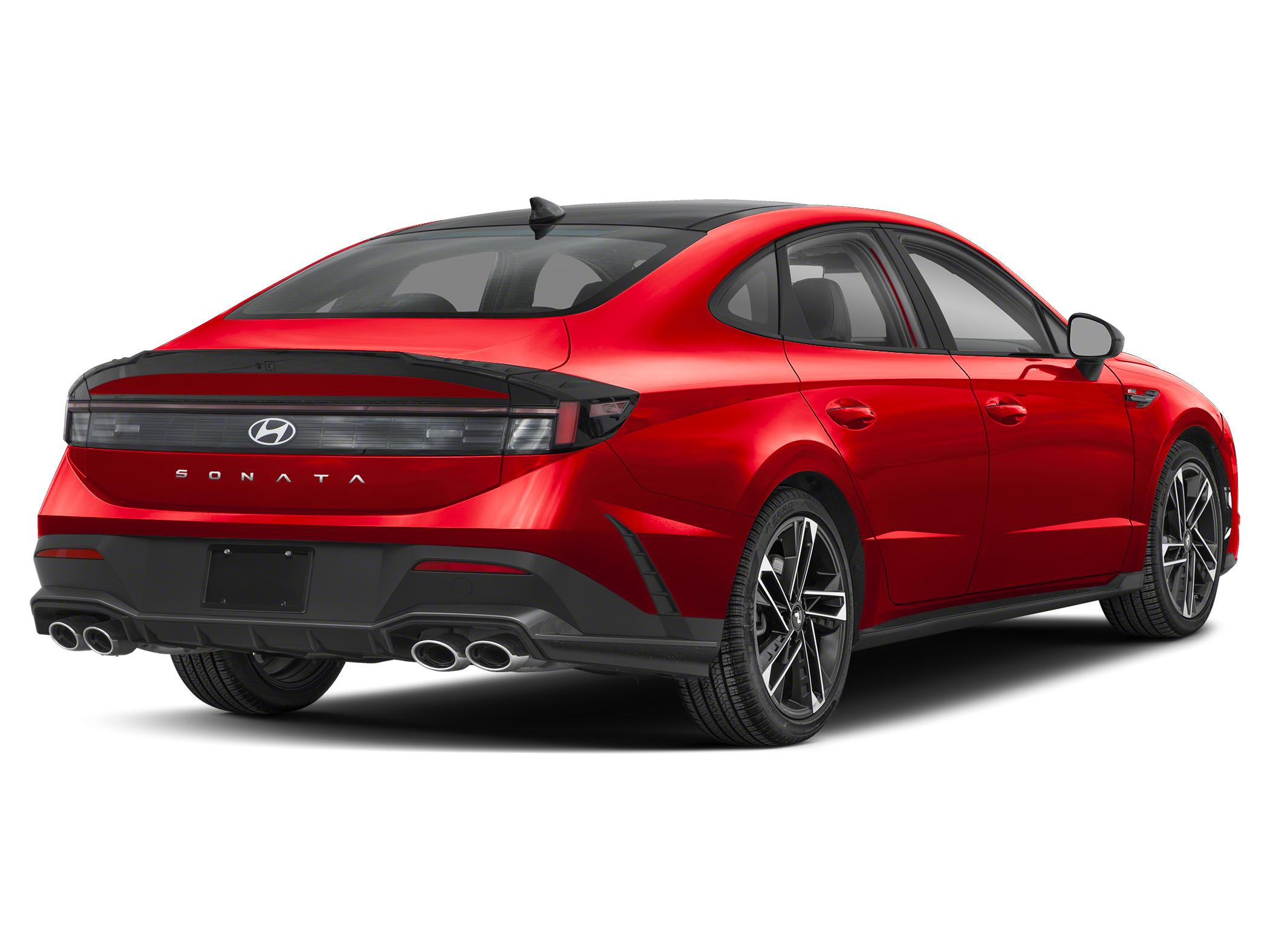 2026 Hyundai Sonata N Line — rear three-quarter view