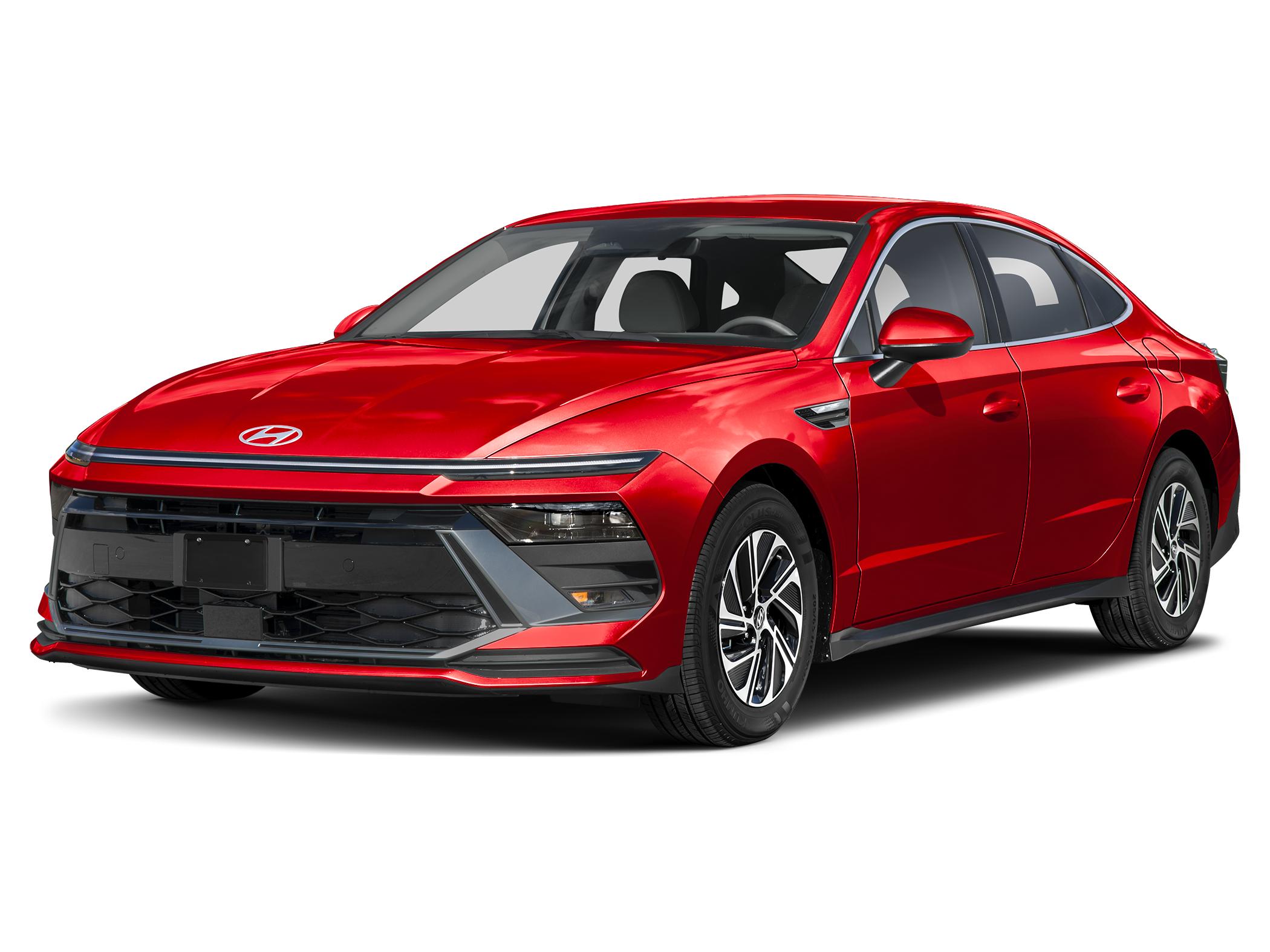 2026 Hyundai Sonata Blue — front three-quarter view